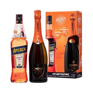 Aperol Aperitivo + Cinzano Spumante Dry 1.45L GB